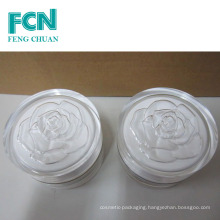 Rose cosmetic packaging body acrylic eye cream jar 15ml 30ml 50ml 100ml